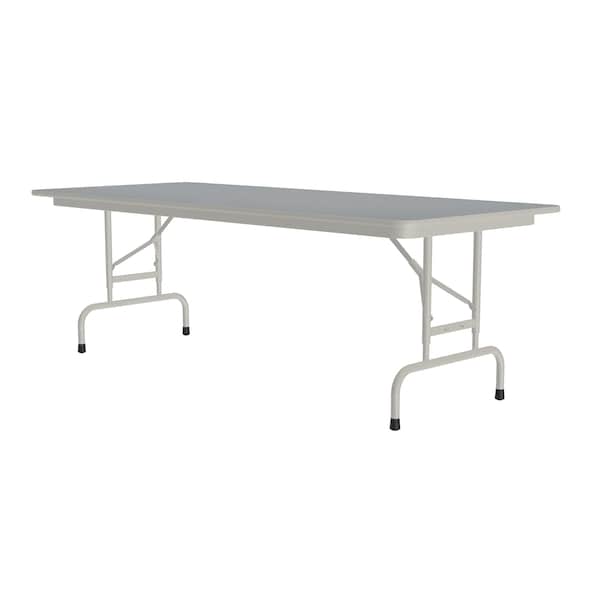 CFA Adjustable TFL Folding Tables 30x60 Gray Granite